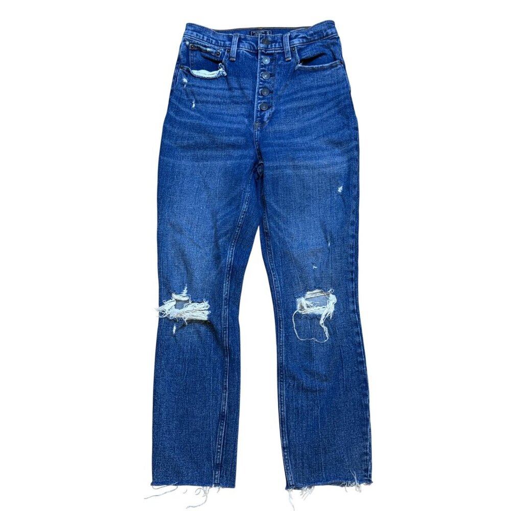 Abercrombie‎ & Fitch Womens Ultra High Rise Mom Jeans Size 27